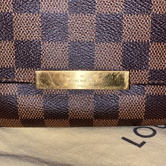 Authentic Louis Vuitton Damier Ebene Favorite MM bag/clutch - Picture 7 of 15